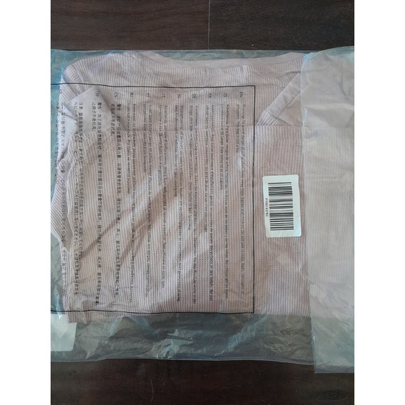 My Favorite Henley Top Mauve color size Small - Picture 4 of 4